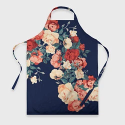 Фартук кулинарный Fashion flowers, цвет: 3D-принт