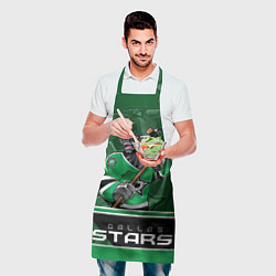 Фартук кулинарный Dallas Stars, цвет: 3D-принт — фото 2