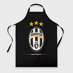 Фартук кулинарный Juventus: 3 stars, цвет: 3D-принт