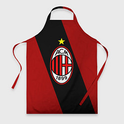 Фартук кулинарный Milan FC: Red Collection, цвет: 3D-принт