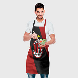 Фартук кулинарный Milan FC: Red Collection, цвет: 3D-принт — фото 2