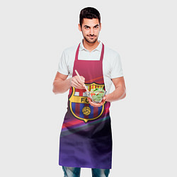 Фартук кулинарный ФК Барселона, цвет: 3D-принт — фото 2