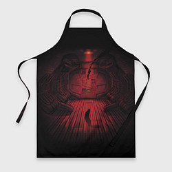 Фартук кулинарный Alien: Space Ship, цвет: 3D-принт