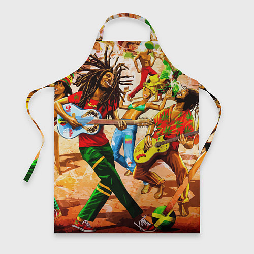 Фартук Боб Марли - вечеринка / 3D-принт – фото 1