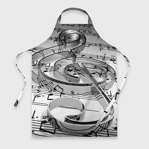 Фартук Скрипичный ключ / 3D-принт – фото 1