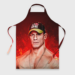 Фартук кулинарный John Cena: Flame, цвет: 3D-принт