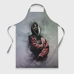 Фартук кулинарный Shakur Rap, цвет: 3D-принт