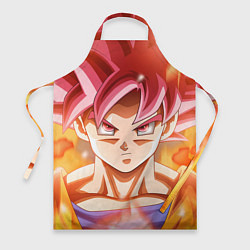 Фартук кулинарный DBZ: Super Goku, цвет: 3D-принт