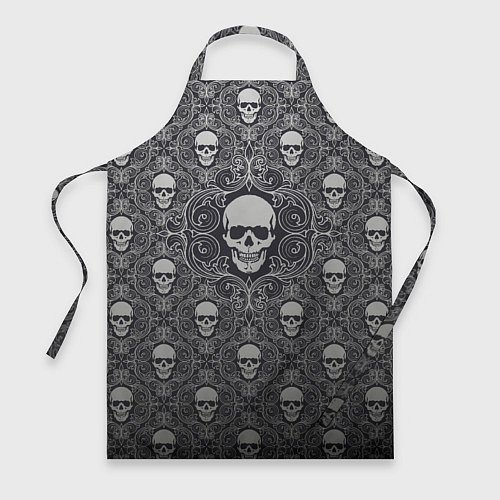 Фартук Black Milk: Skulls / 3D-принт – фото 1