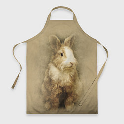 Фартук кулинарный Пушистый кролик, цвет: 3D-принт