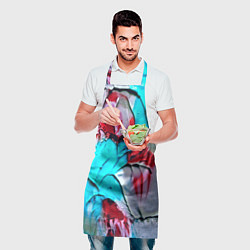 Фартук кулинарный Акварель, цвет: 3D-принт — фото 2