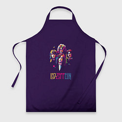 Фартук кулинарный Led Zeppelin Color, цвет: 3D-принт