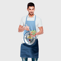 Фартук кулинарный FC Manchester City: Colors, цвет: 3D-принт — фото 2