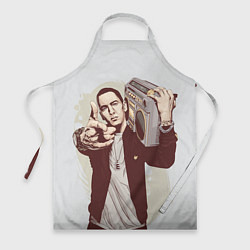 Фартук кулинарный Eminem: Street Music, цвет: 3D-принт