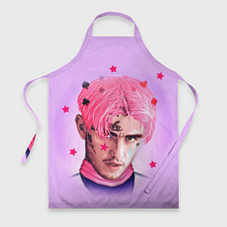 Фартук кулинарный Lil Peep: Pink Edition, цвет: 3D-принт