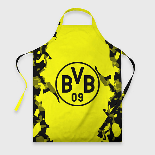 Фартук FC Borussia Dortmund: Yellow & Black / 3D-принт – фото 1