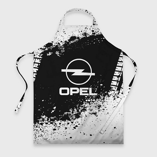 Фартук Opel: Black Spray / 3D-принт – фото 1