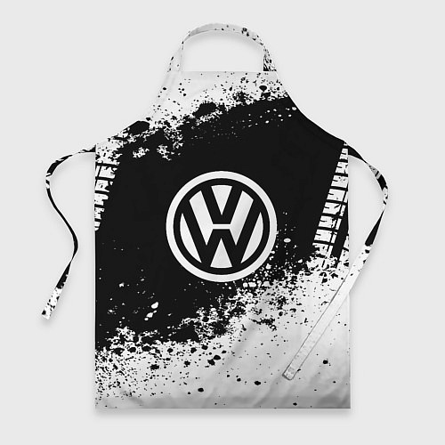 Фартук Volkswagen: Black Spray / 3D-принт – фото 1