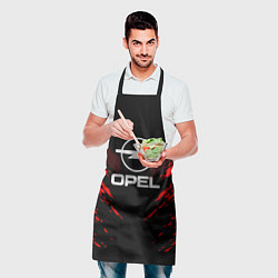 Фартук кулинарный Opel: Red Anger, цвет: 3D-принт — фото 2