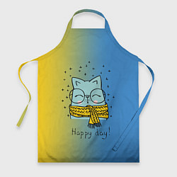 Фартук кулинарный Happy Day, цвет: 3D-принт