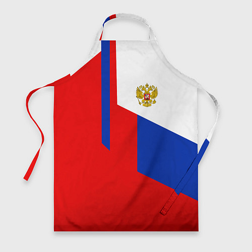 Фартук Russia: Geometry Tricolor / 3D-принт – фото 1