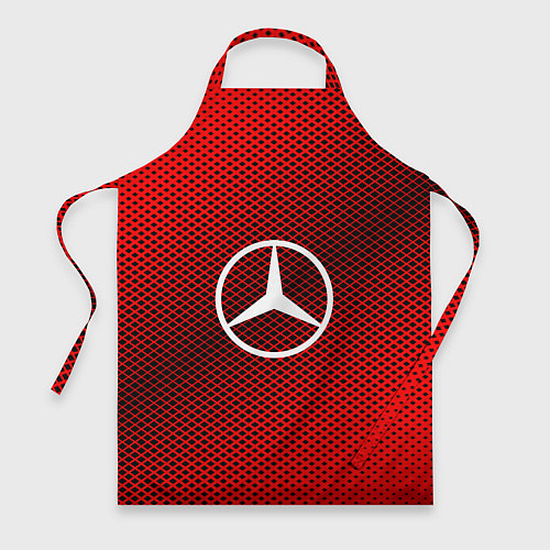 Фартук Mercedes: Red Carbon / 3D-принт – фото 1