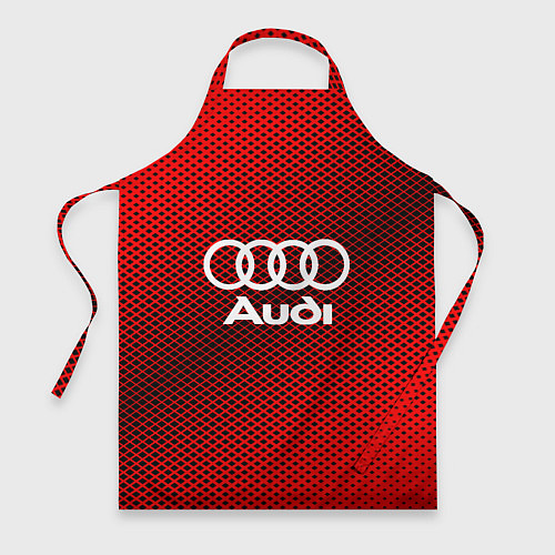 Фартук Audi: Red Carbon / 3D-принт – фото 1