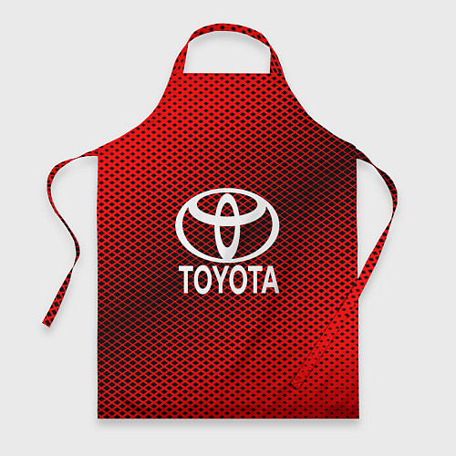 Фартук Toyota: Red Carbon / 3D-принт – фото 1