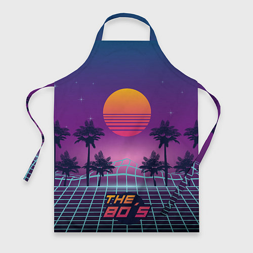 Фартук The 80s Beach / 3D-принт – фото 1