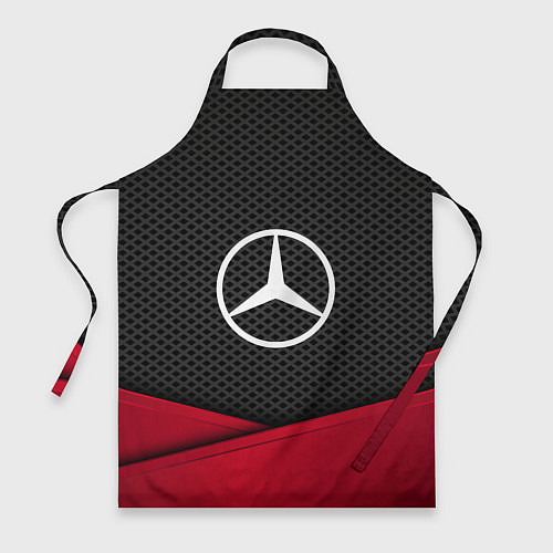 Фартук Mercedes Benz: Grey Carbon / 3D-принт – фото 1