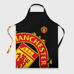 Фартук кулинарный FC Man United: Black Exclusive, цвет: 3D-принт
