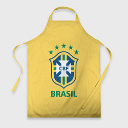 Фартук кулинарный Brazil Team, цвет: 3D-принт