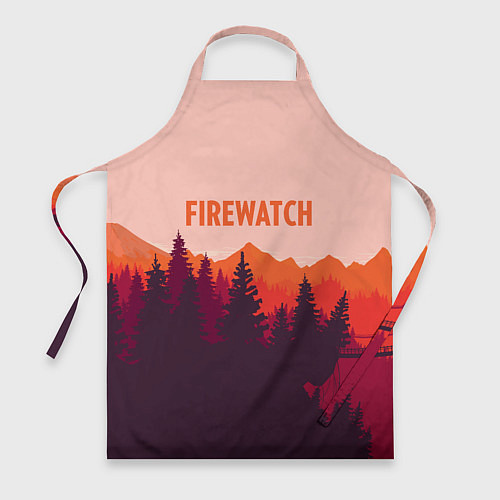 Фартук Firewatch: Orange Style / 3D-принт – фото 1