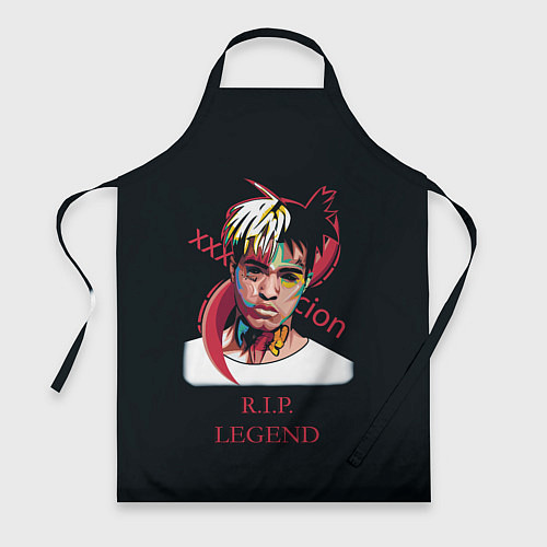 Фартук XXXTentacion: RIP Legend / 3D-принт – фото 1