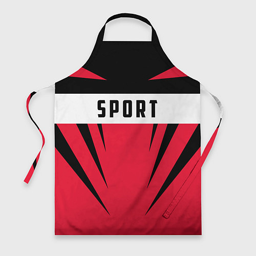 Фартук Sport: Red Style / 3D-принт – фото 1