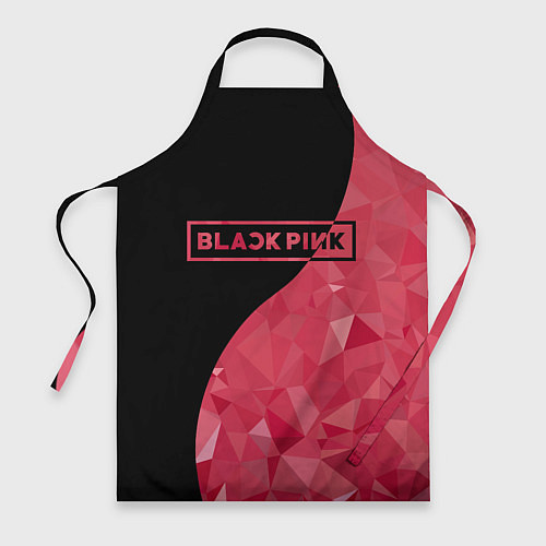 Фартук Black Pink: Pink Polygons / 3D-принт – фото 1
