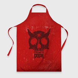 Фартук кулинарный DOOM: Devil Skull, цвет: 3D-принт