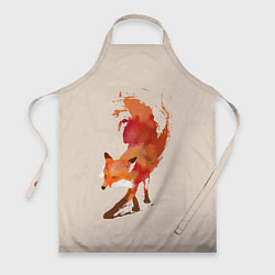 Фартук кулинарный Paint Fox, цвет: 3D-принт