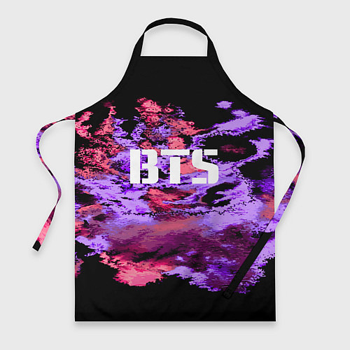 Фартук BTS: Black & Pink / 3D-принт – фото 1