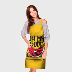 Фартук кулинарный Oh my God!, цвет: 3D-принт — фото 2