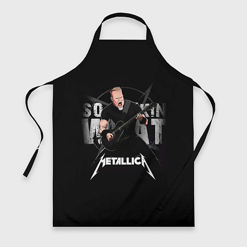 Фартук Metallica black / 3D-принт – фото 1