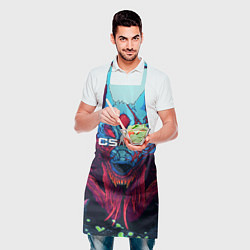 Фартук кулинарный CS:GO Hyper Beast, цвет: 3D-принт — фото 2