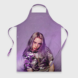 Фартук кулинарный Billie Eilish: Violet Fashion, цвет: 3D-принт