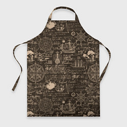 Фартук кулинарный Старая рукопись путешественника, цвет: 3D-принт