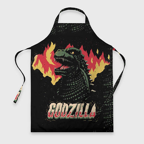 Фартук Flame Godzilla / 3D-принт – фото 1