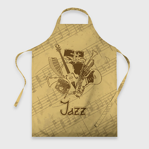Фартук Jazz - musical instruments / 3D-принт – фото 1