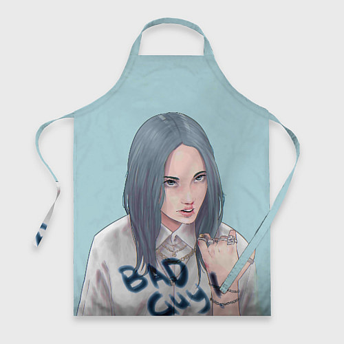 Фартук Billie Eilish: Bad Guy / 3D-принт – фото 1