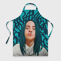 Фартук кулинарный Billie Eilish, цвет: 3D-принт