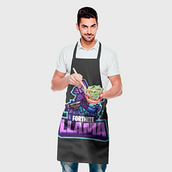 Фартук кулинарный Fortnite LLAMA, цвет: 3D-принт — фото 2