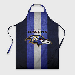 Фартук кулинарный Baltimore Ravens, цвет: 3D-принт